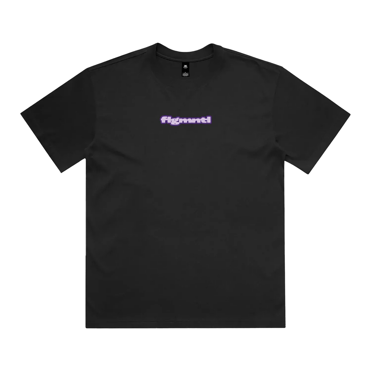 Black front flat lay