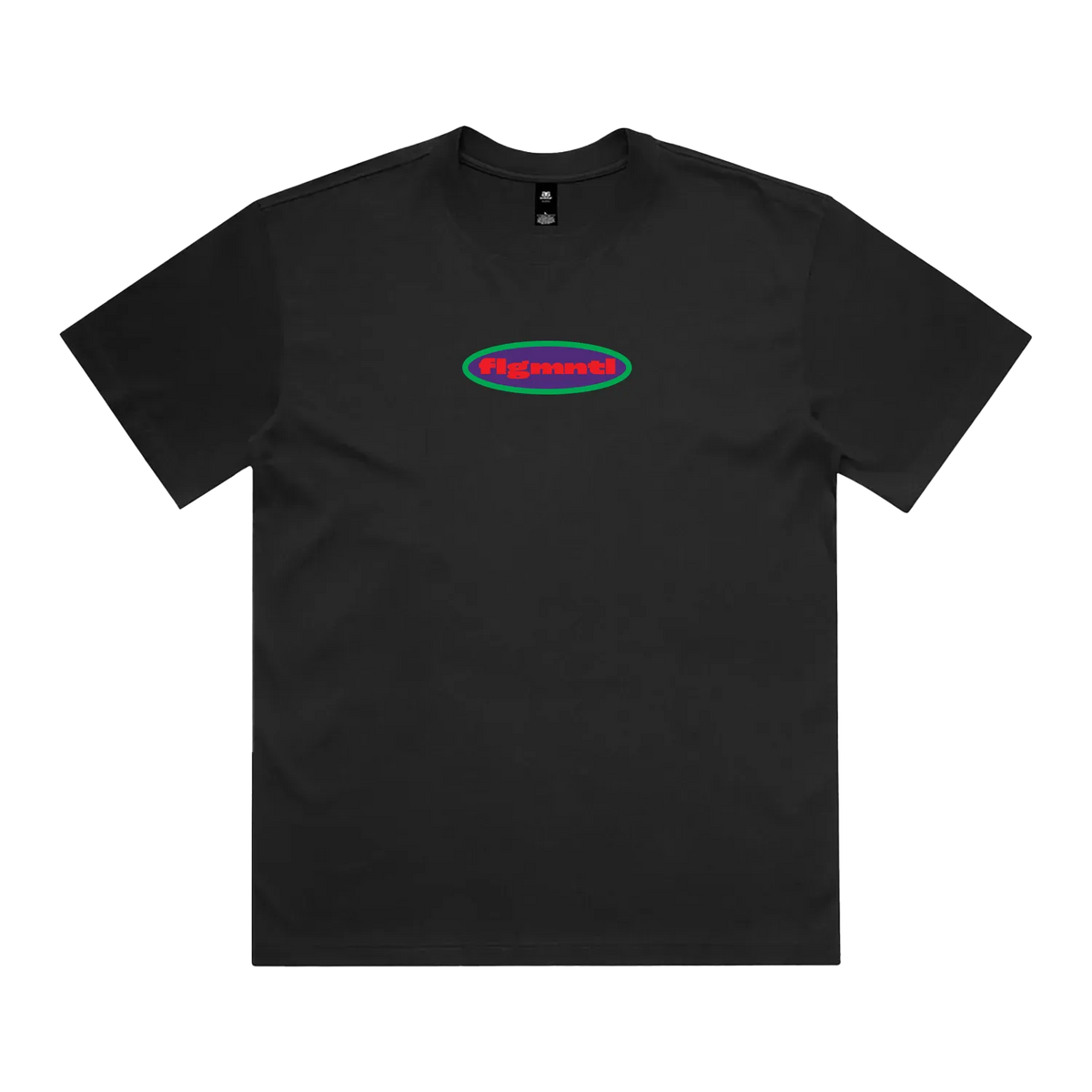 Black front flat lay
