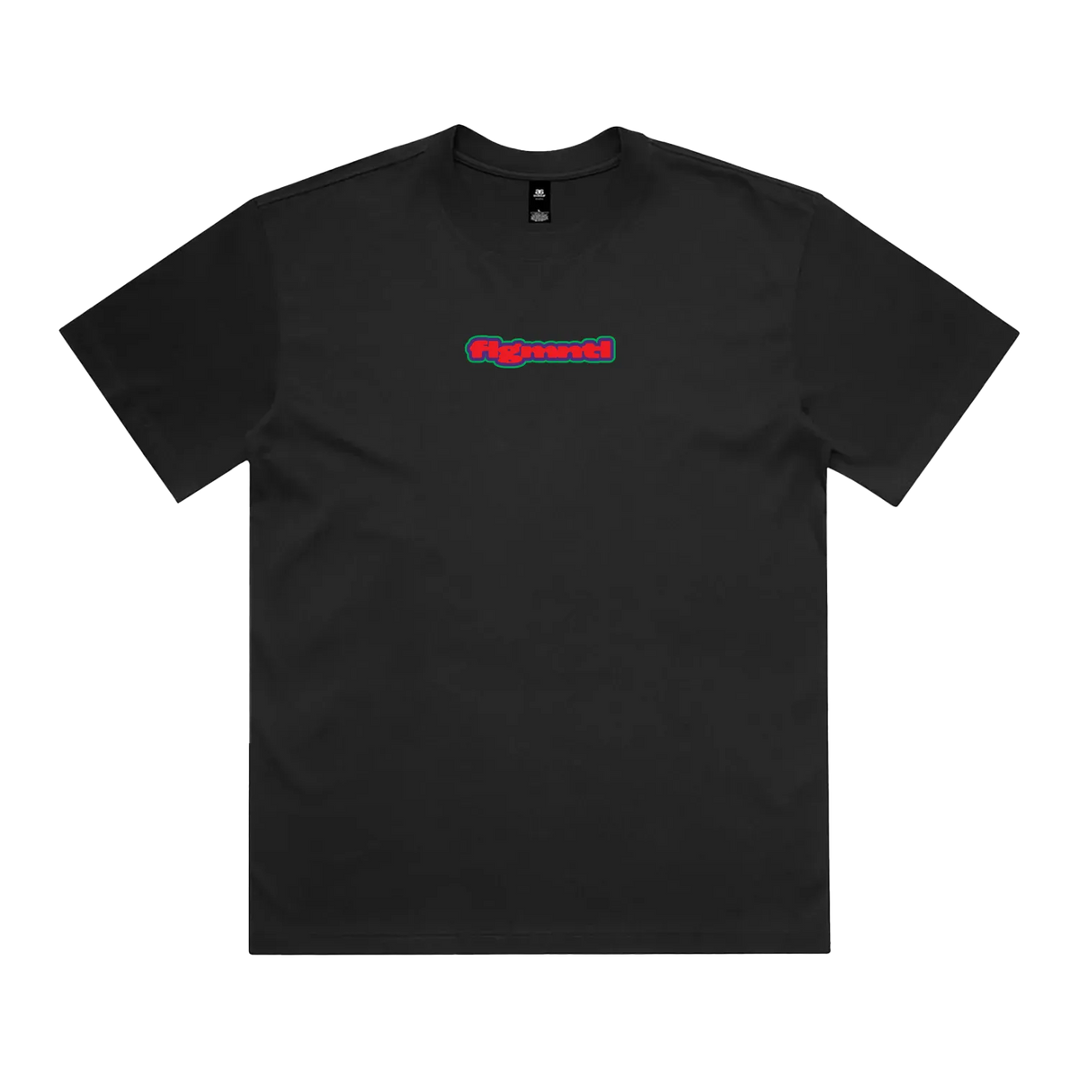 Black front flat lay