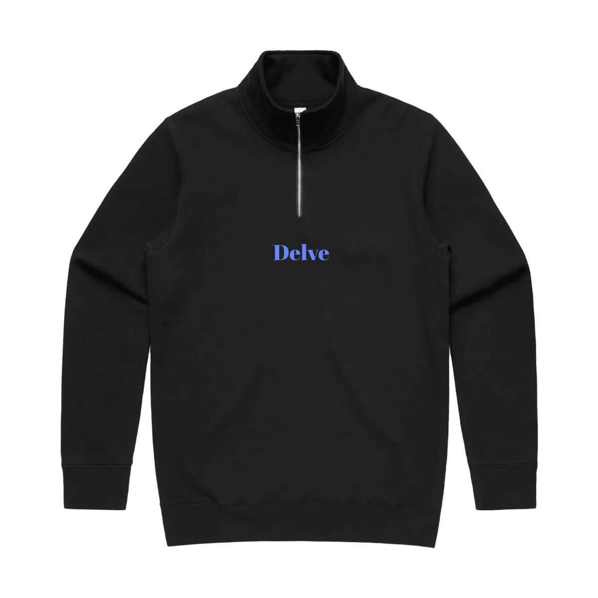 Black front flat lay