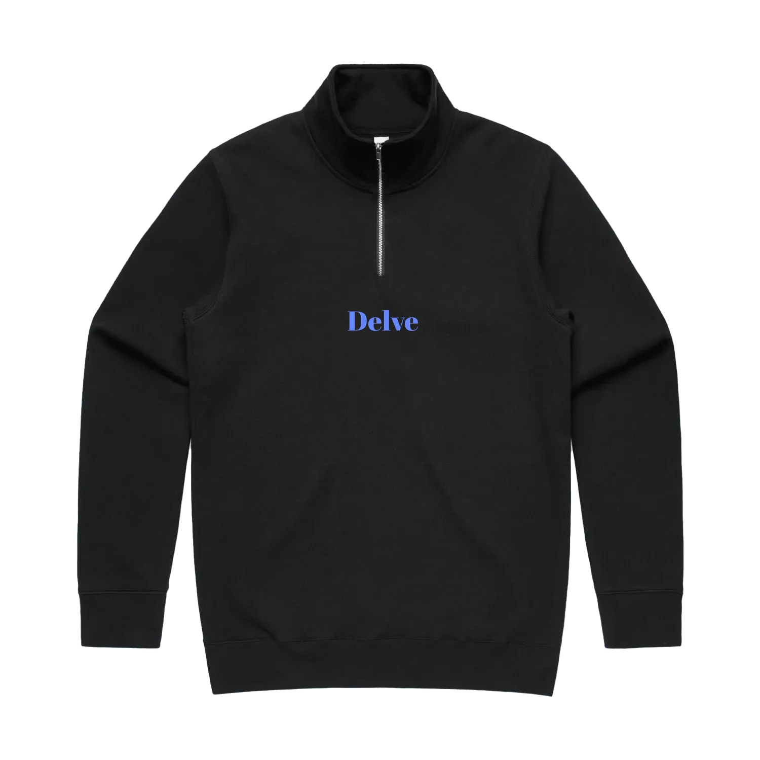 Black front flat lay