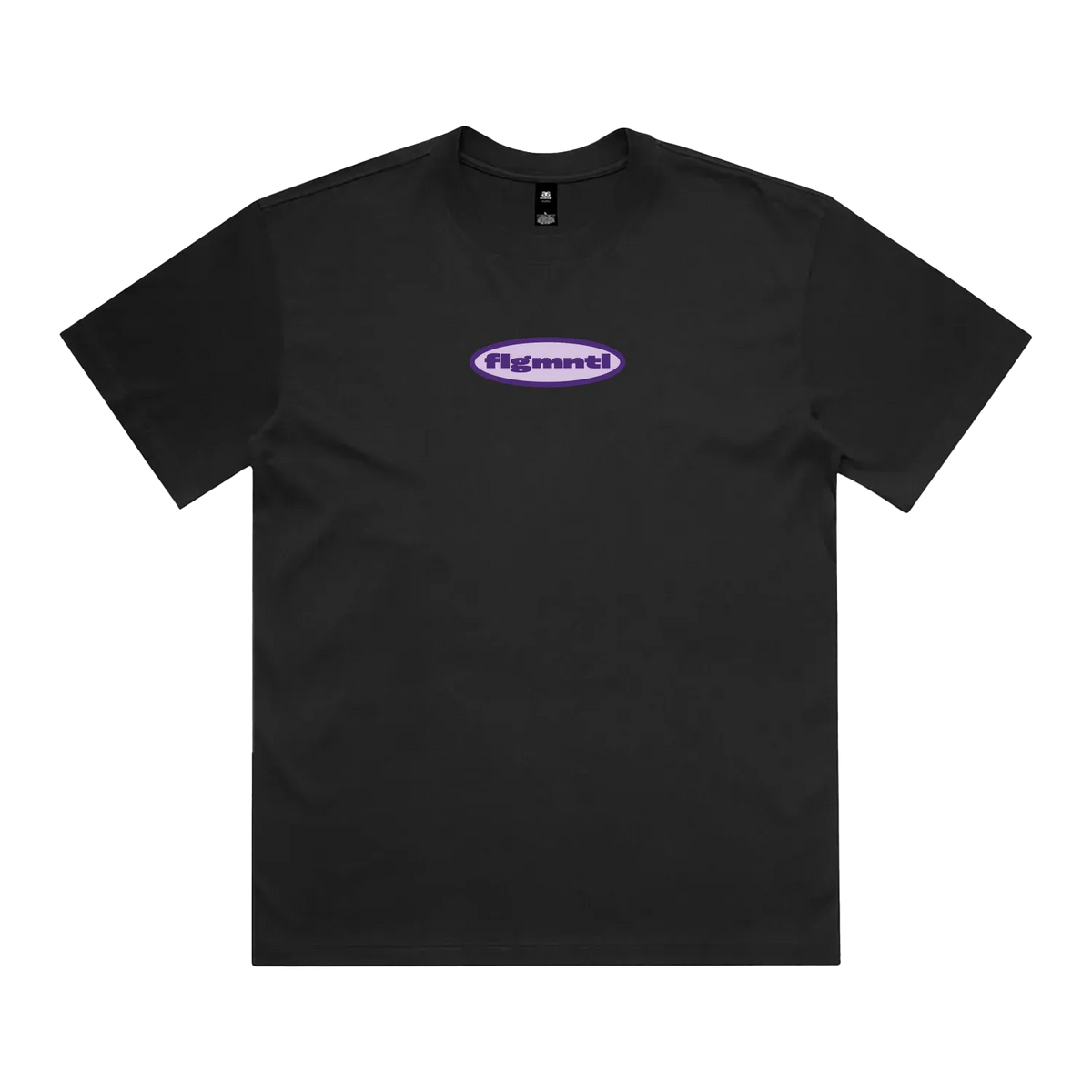Black front flat lay