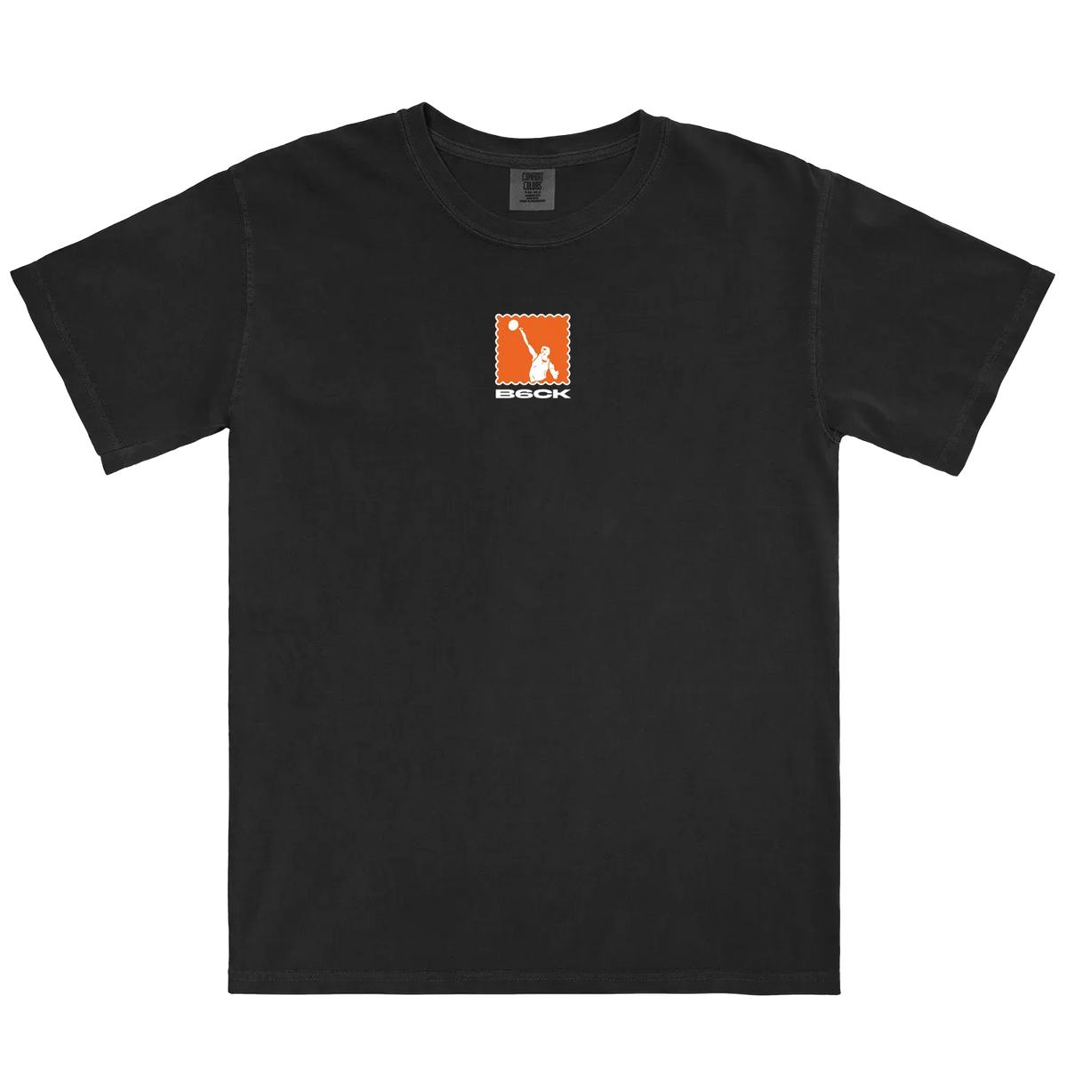 Black front flat lay