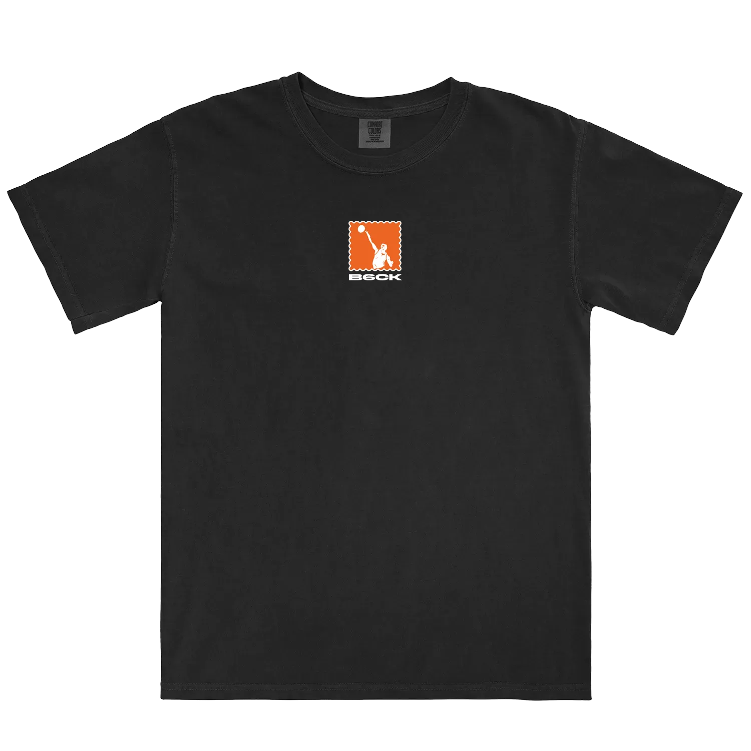 Black front flat lay