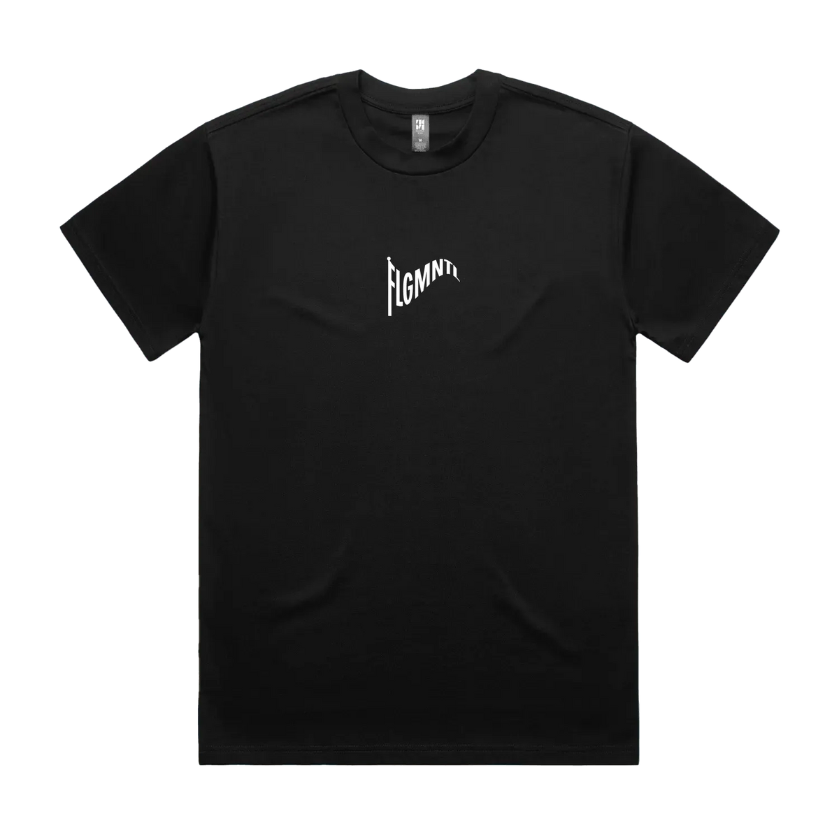 Black front flat lay