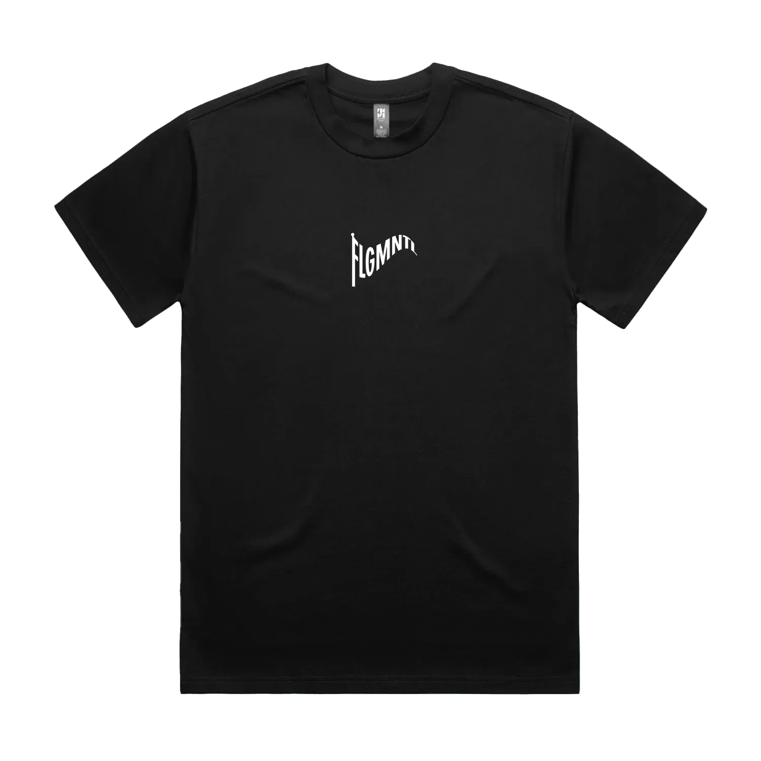 Black front flat lay