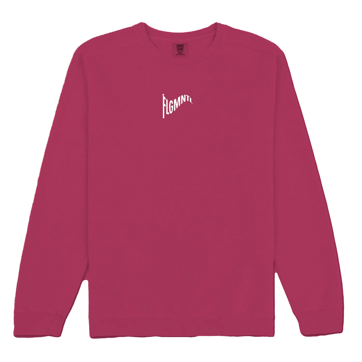Crimson front flat lay