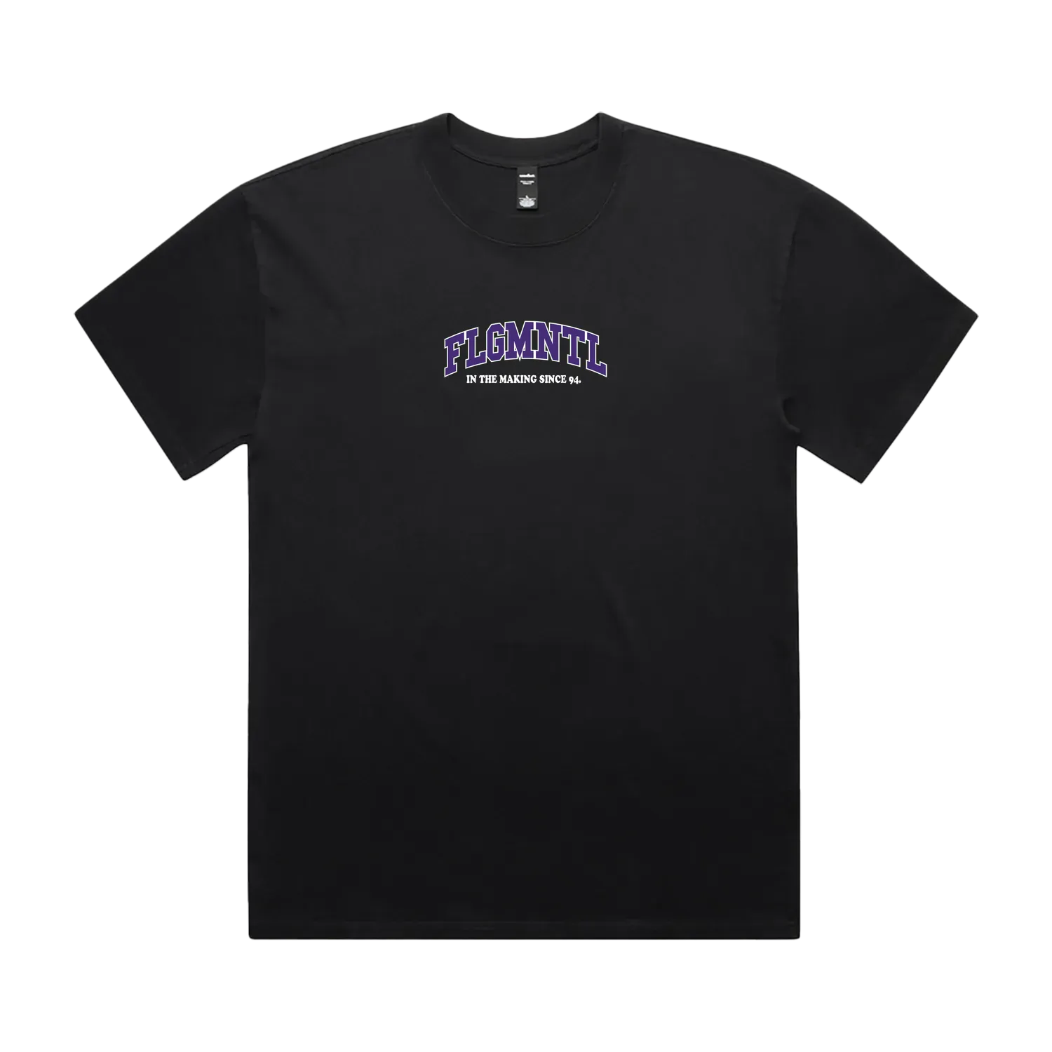 Faded Black front flat lay