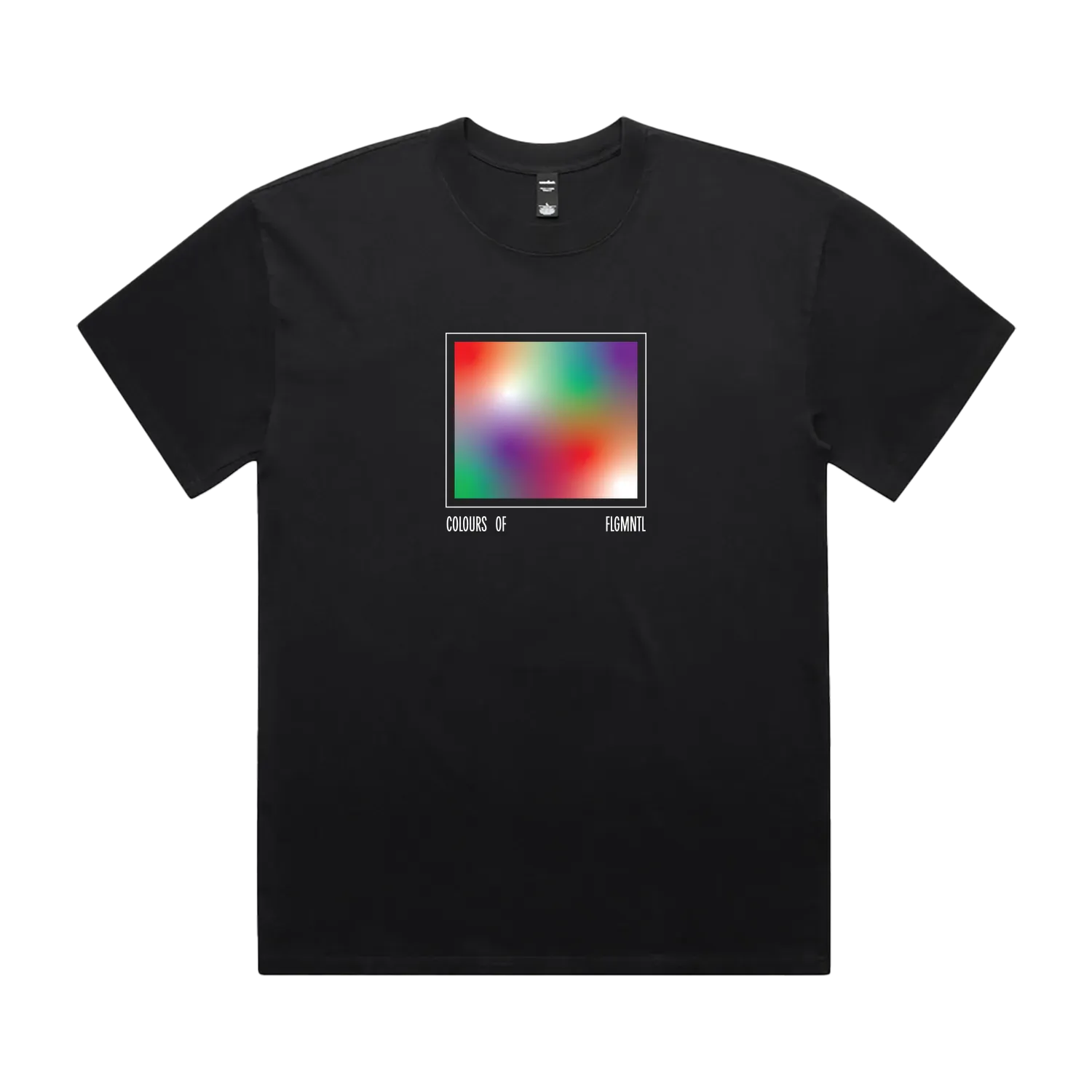 Faded Black front flat lay