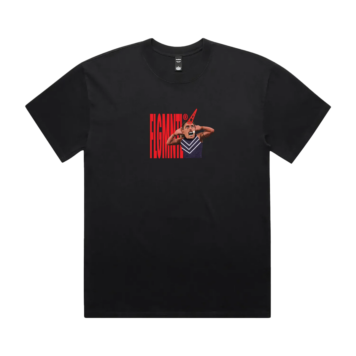 Faded Black front flat lay