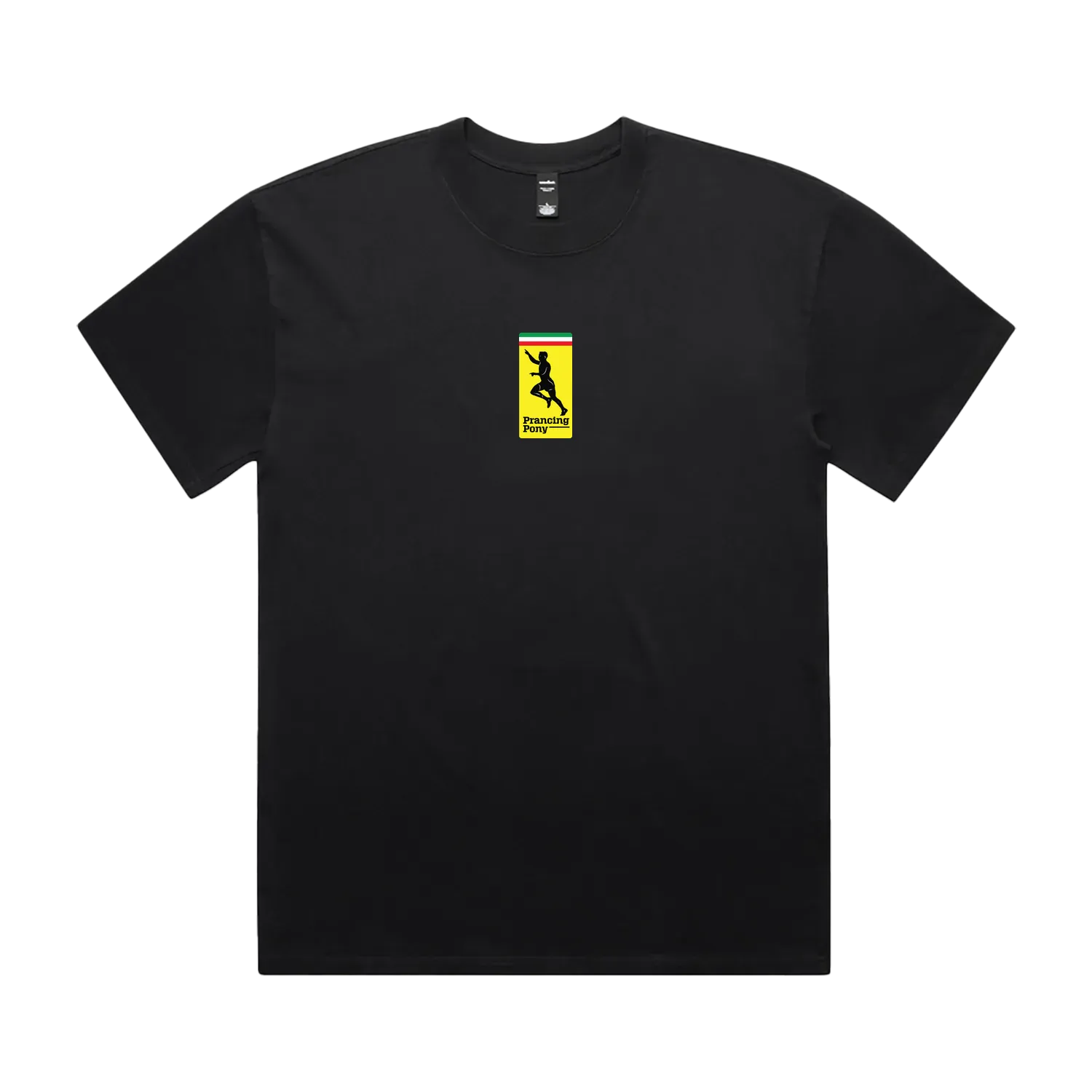 Faded Black front flat lay