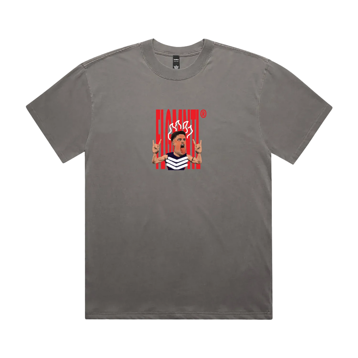 Faded Grey front flat lay