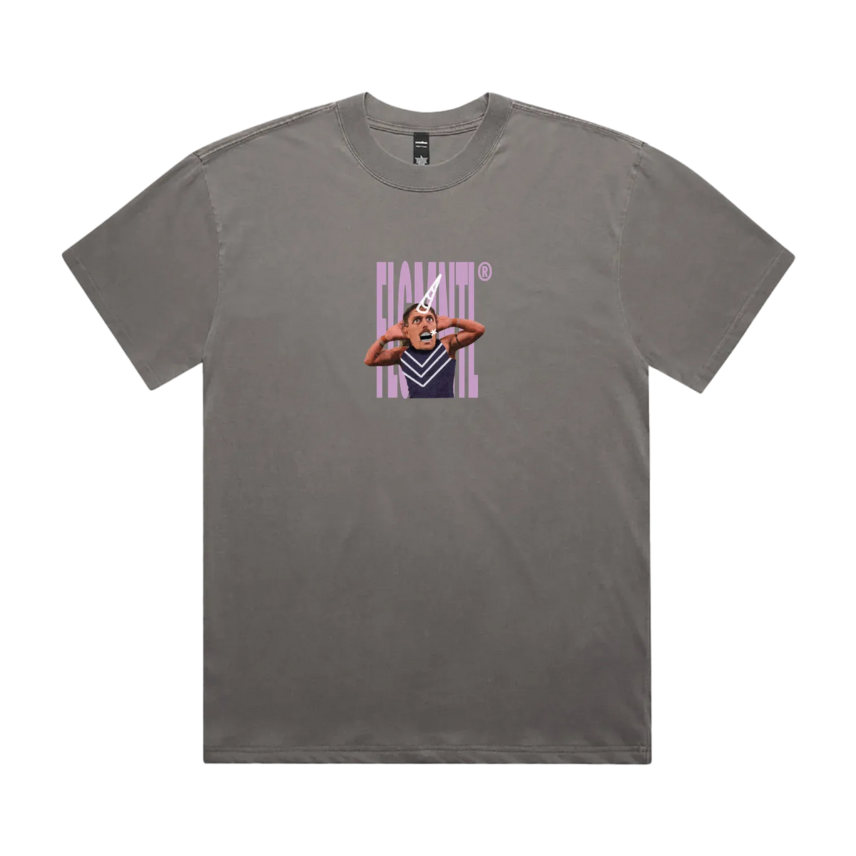 Faded Grey front flat lay