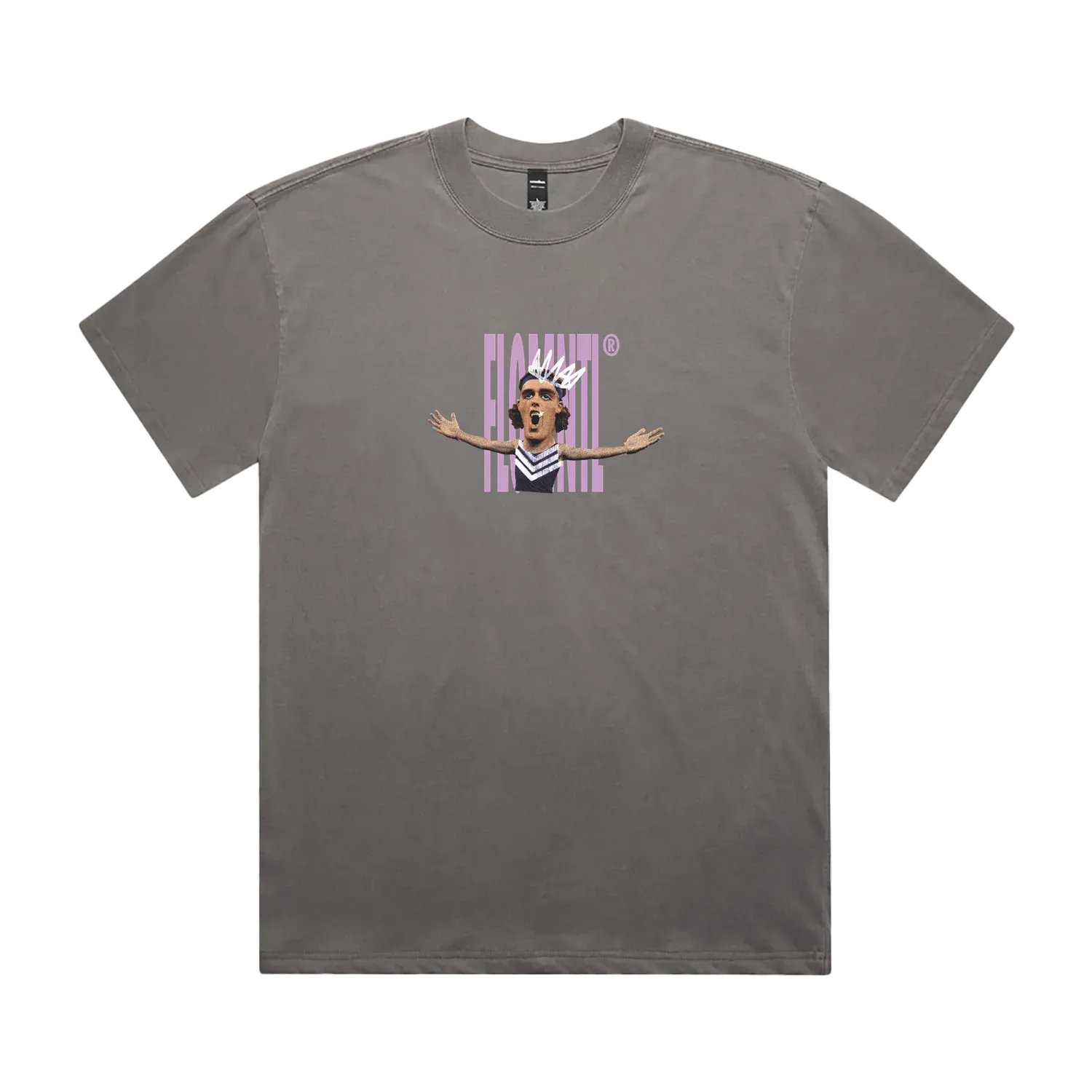 Faded Grey front flat lay