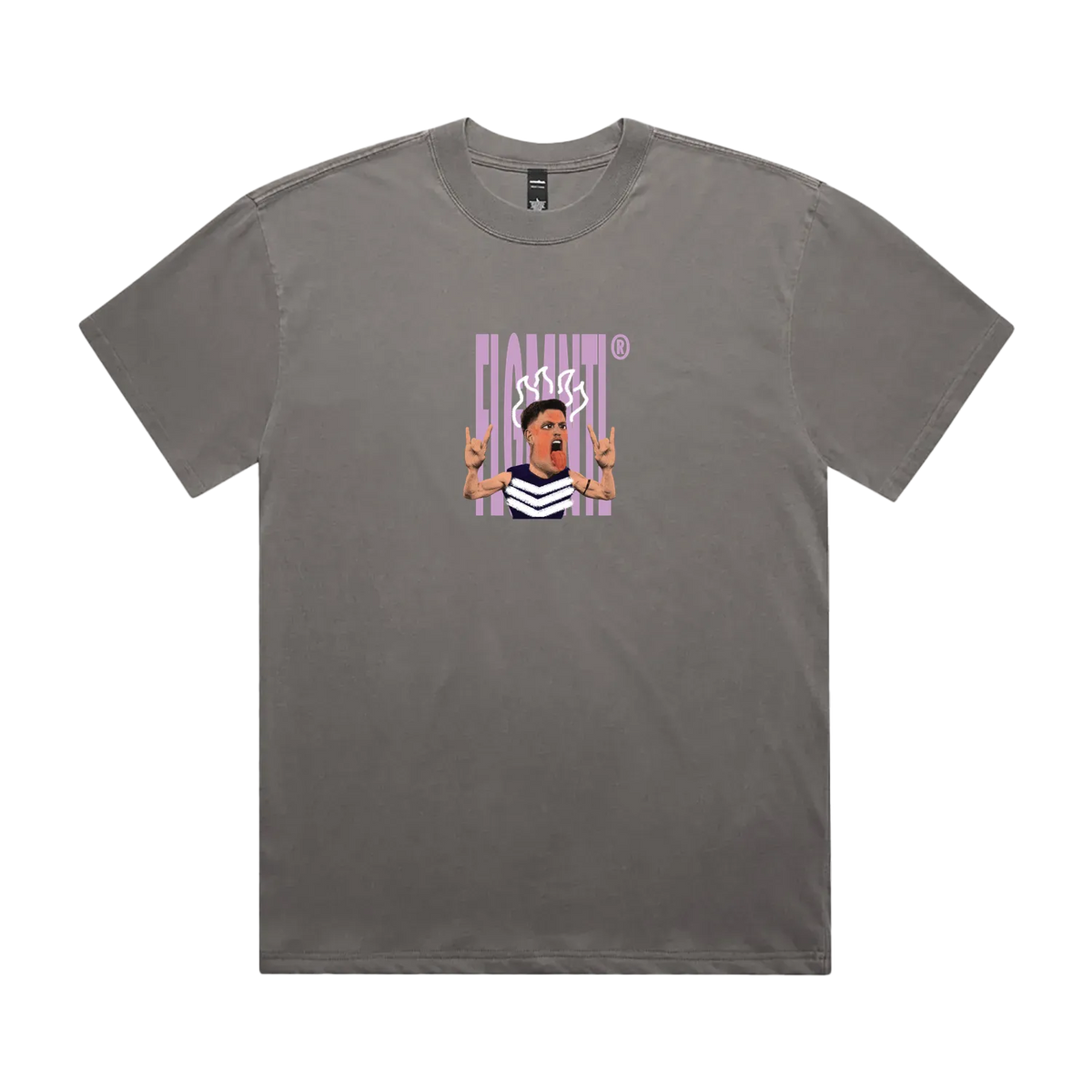 Faded Grey front flat lay