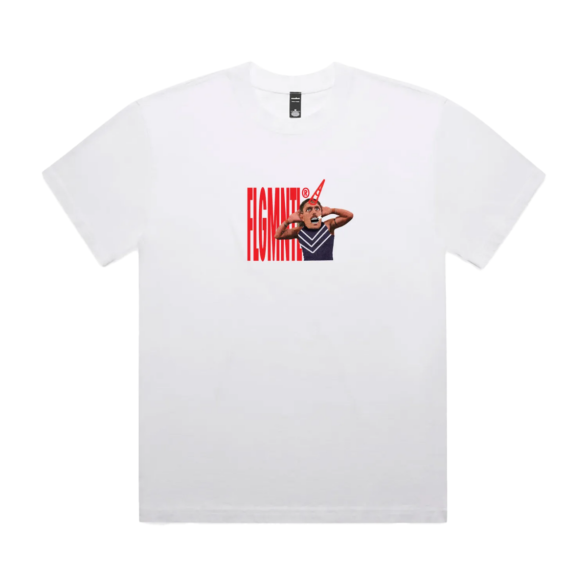 Faded White front flat lay