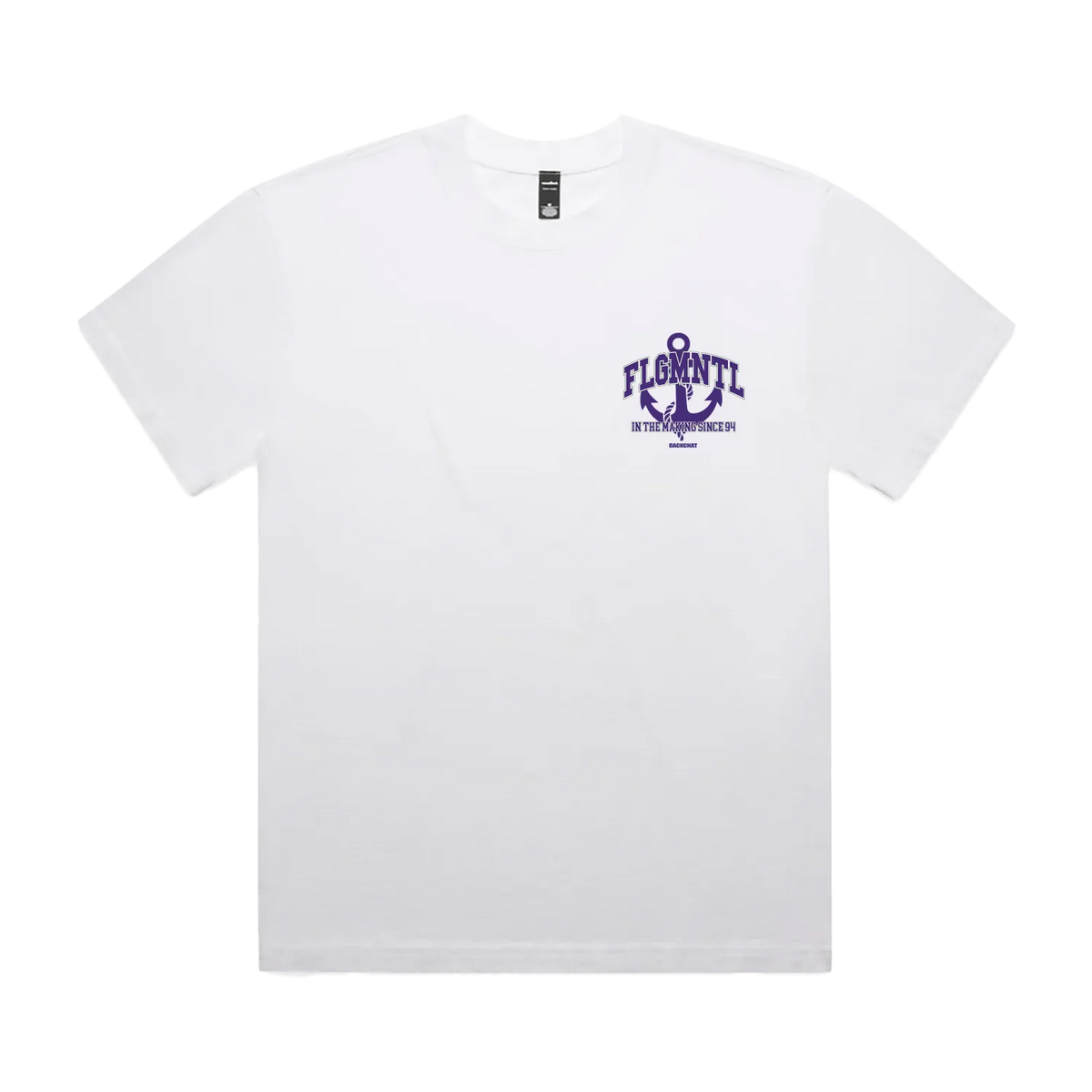 Faded White front flat lay