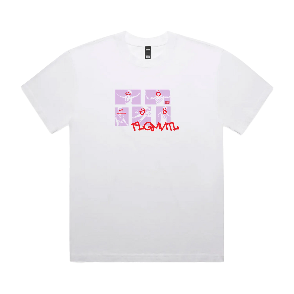 Faded White front flat lay