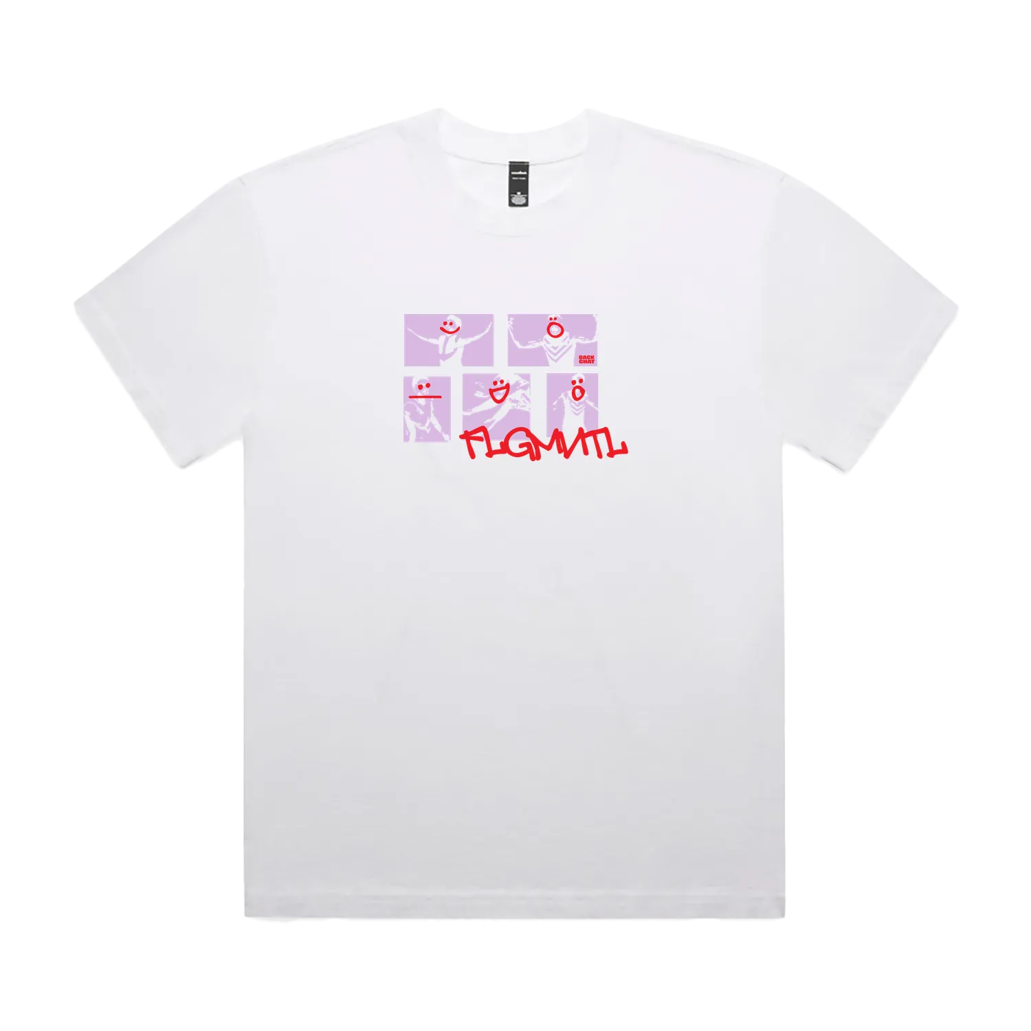 Faded Black front flat lay