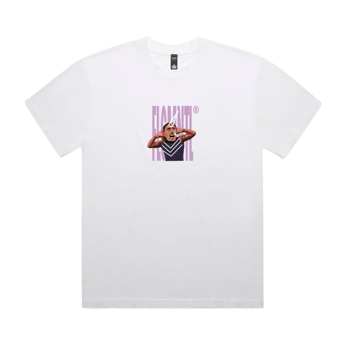 Faded White front flat lay