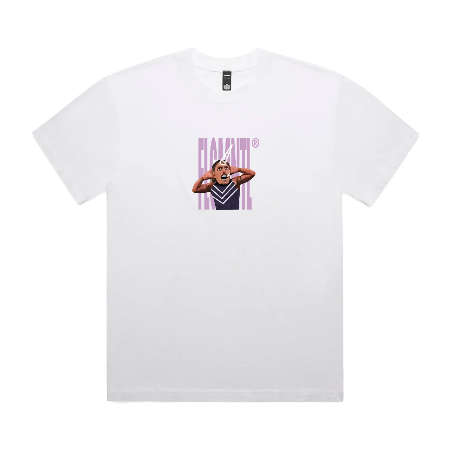 Faded White front flat lay