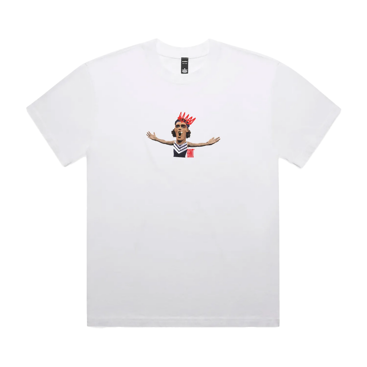 Faded White front flat lay