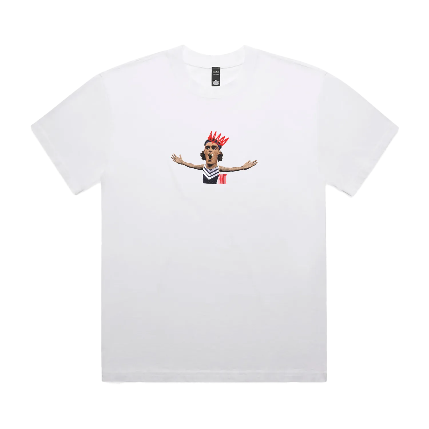Faded White front flat lay