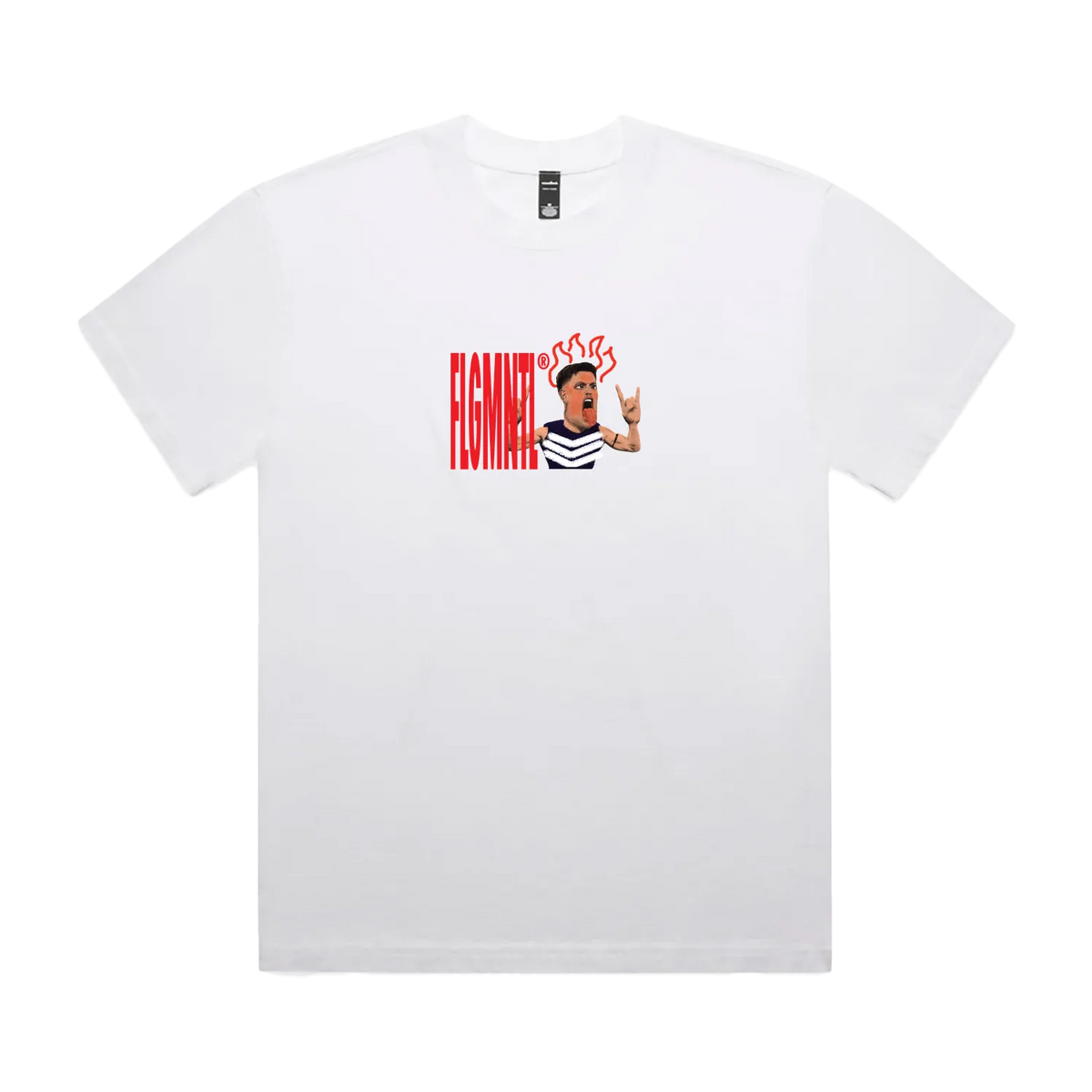 Faded White front flat lay