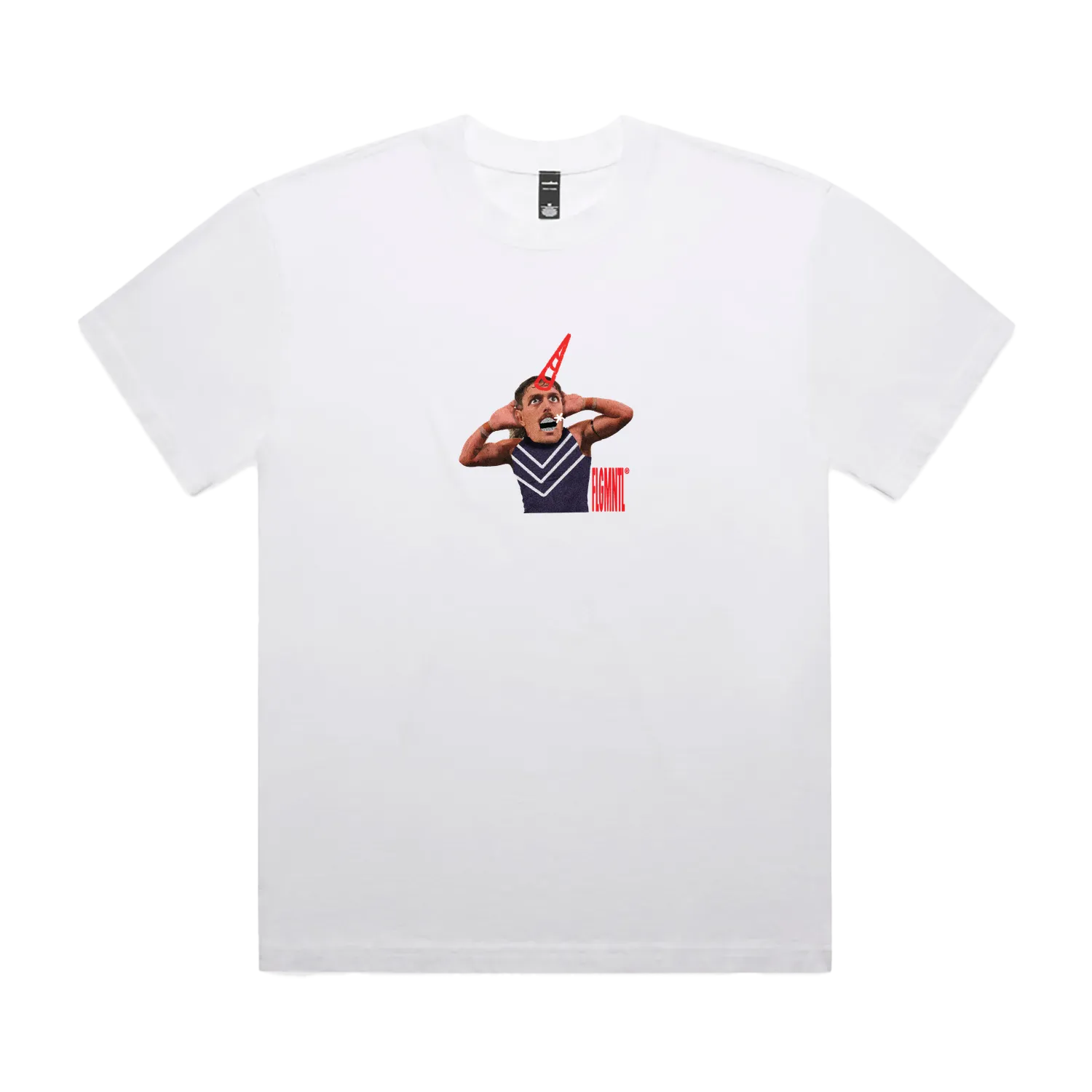 Faded White front flat lay