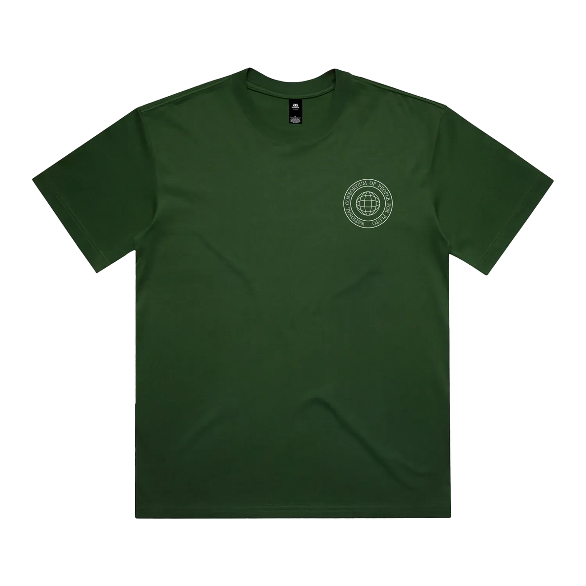 Forest Green front flat lay