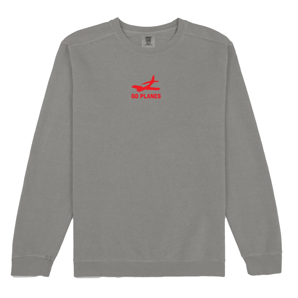 Grey front flat lay