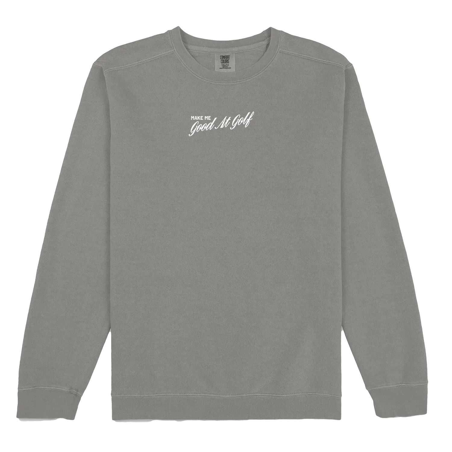 Grey front flat lay
