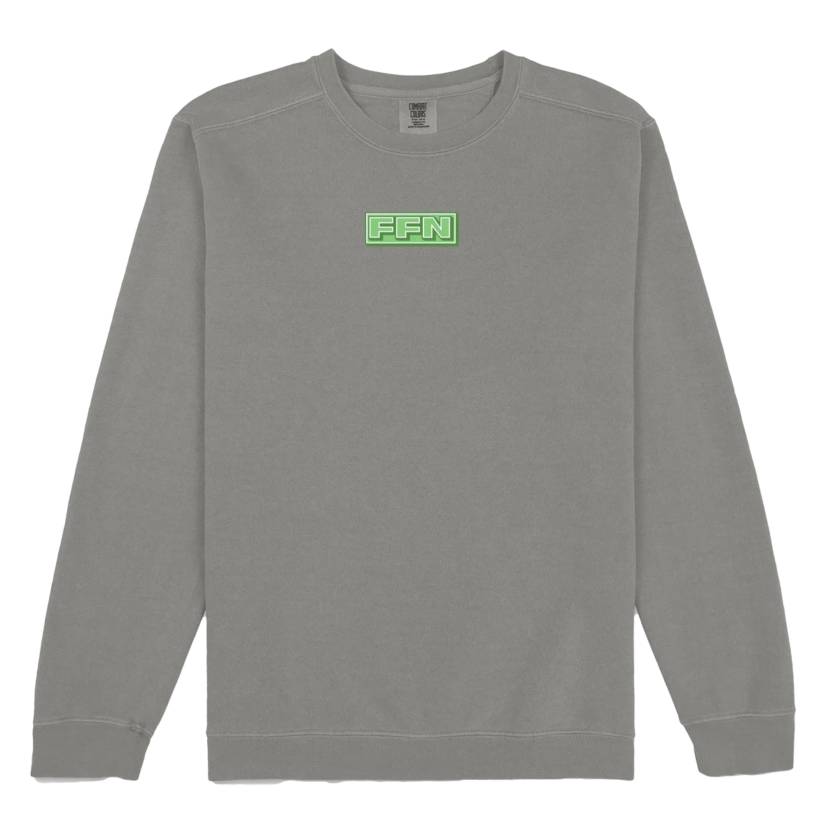 Grey front flat lay