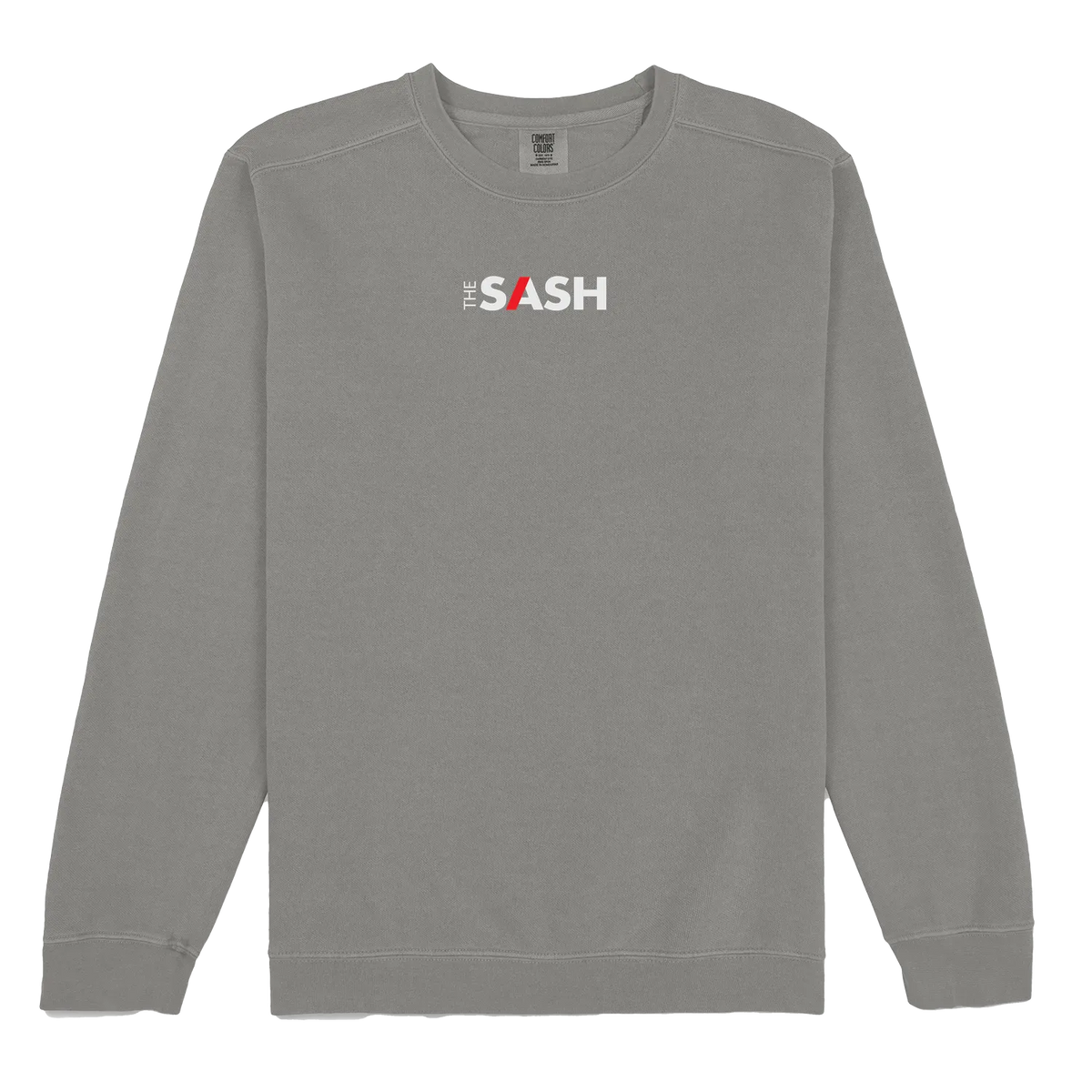 Grey front flat lay