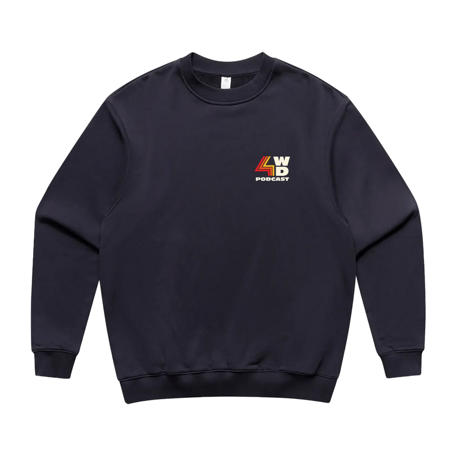 4WD podcast sweater