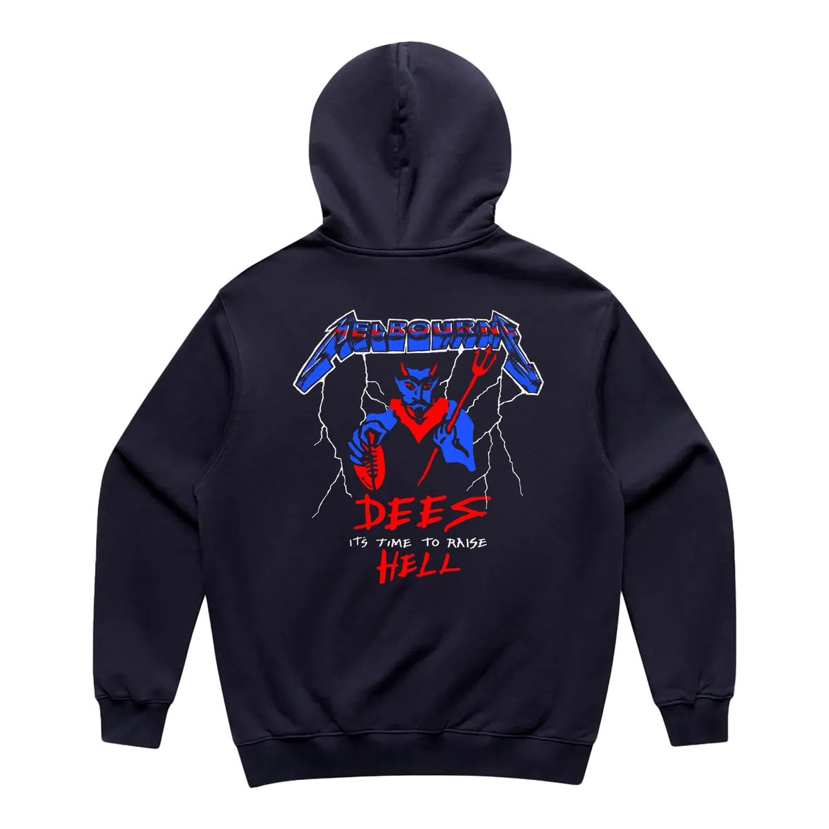 Ink Blue back flat lay