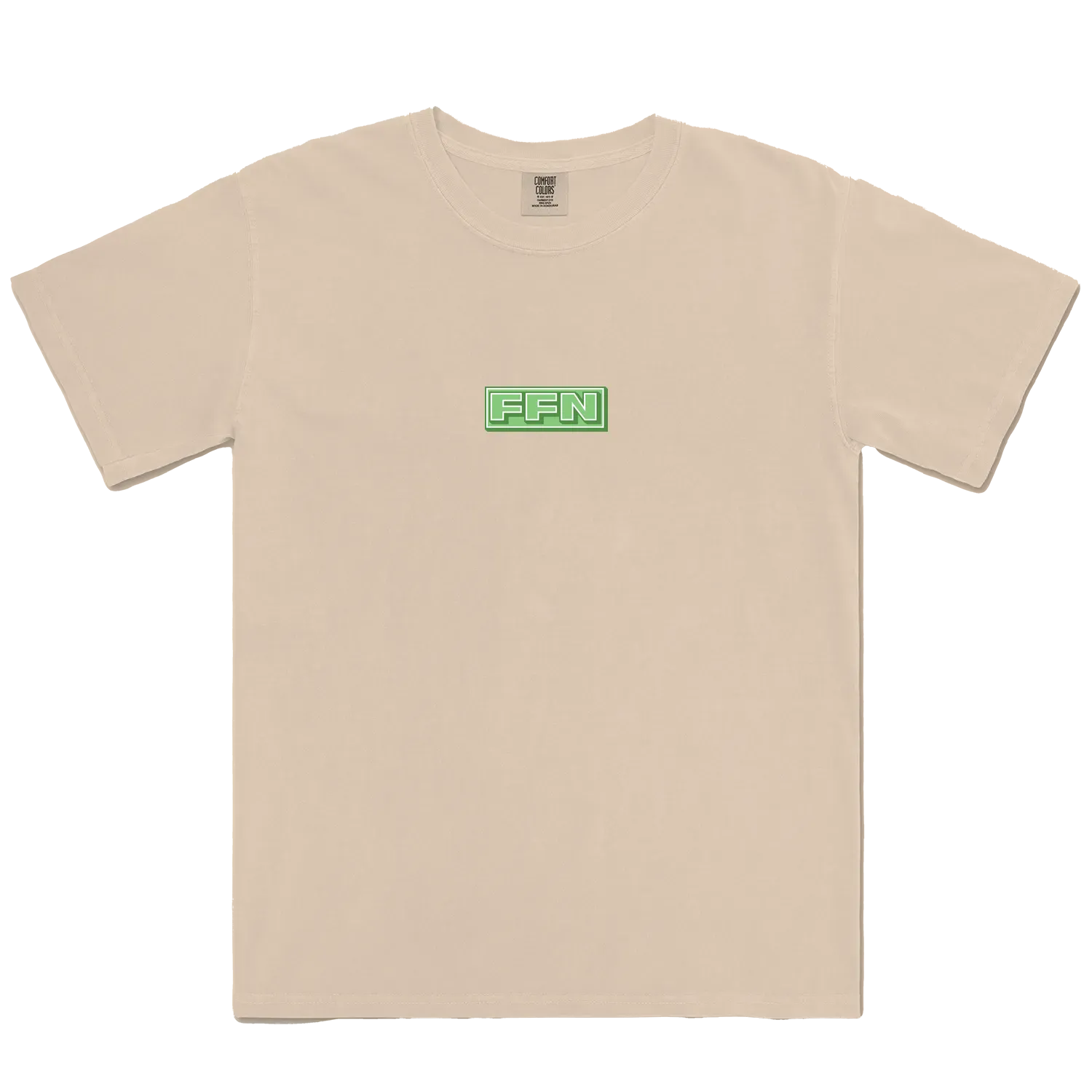 White front flat lay