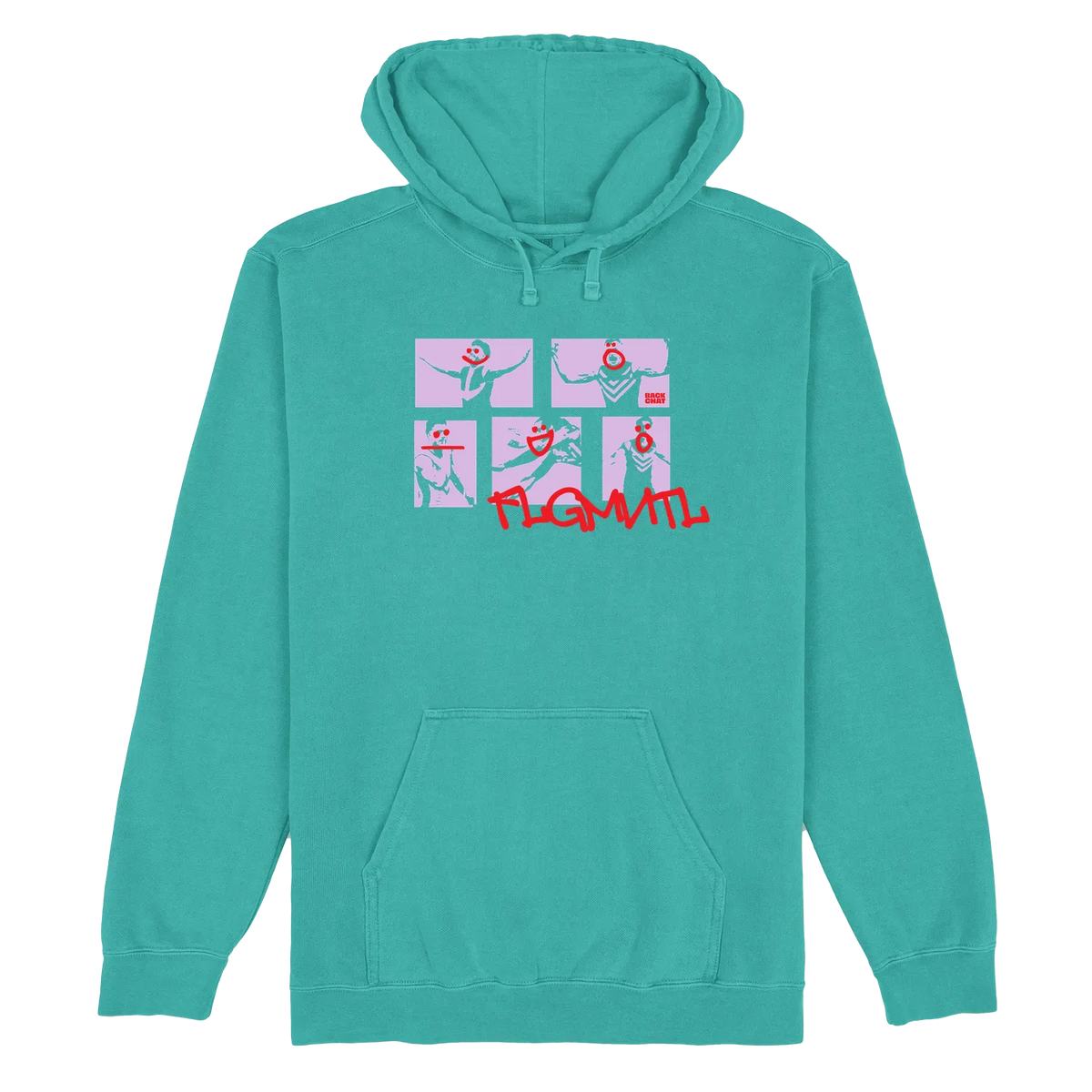Seafoam front flat lay