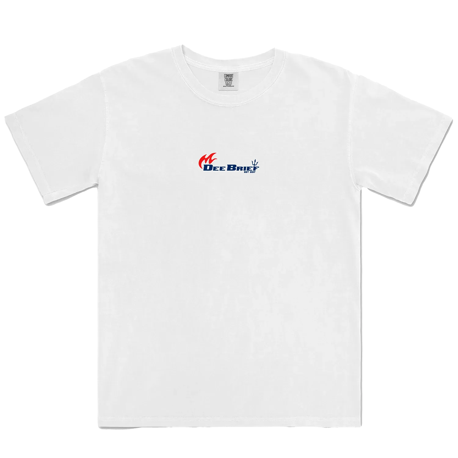 White front flat lay