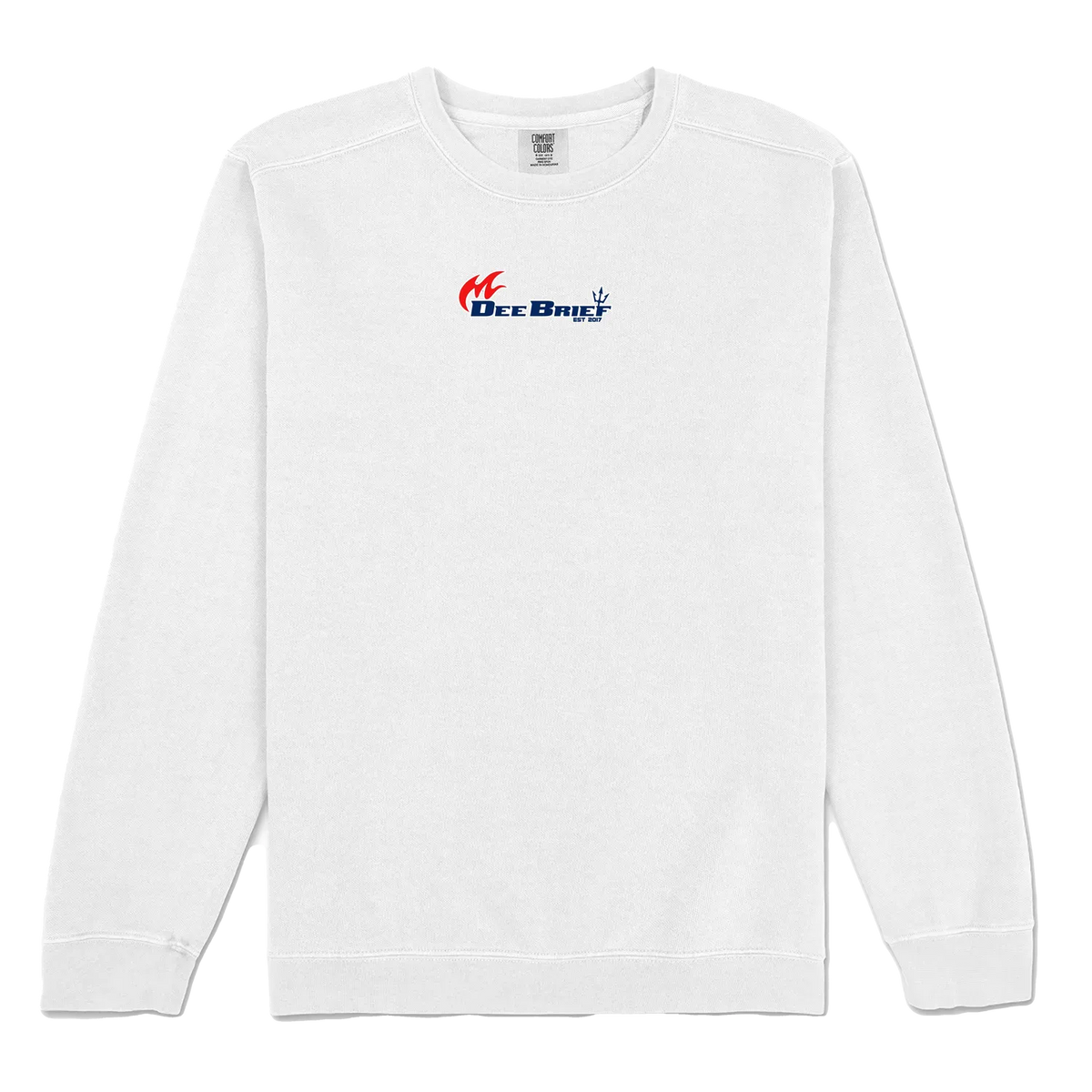White front flat lay