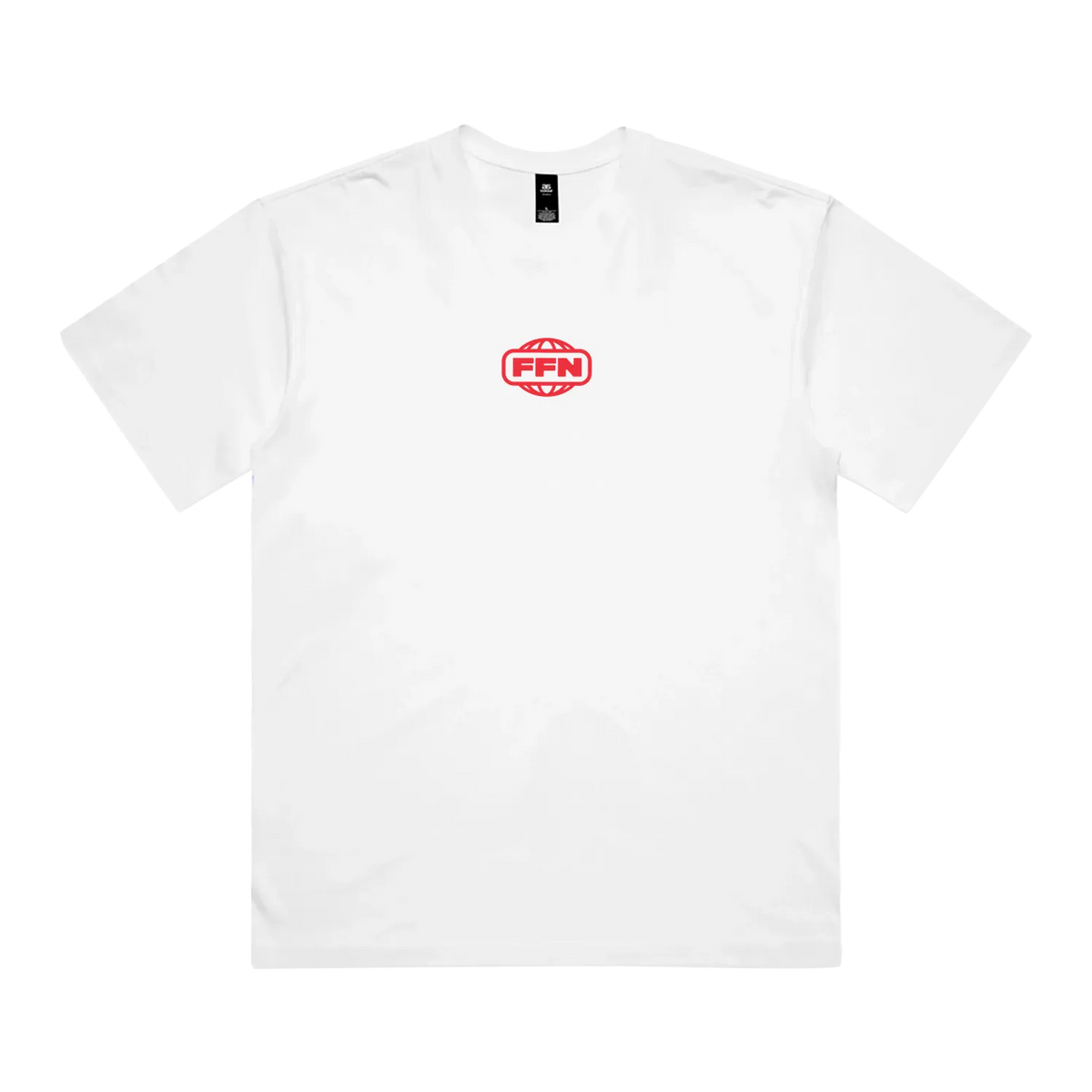 White front flat lay