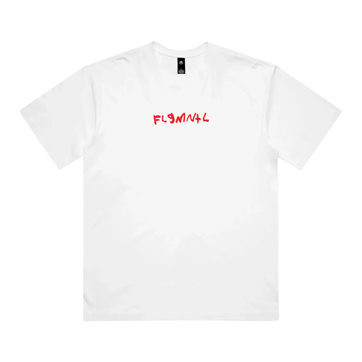 White front flat lay