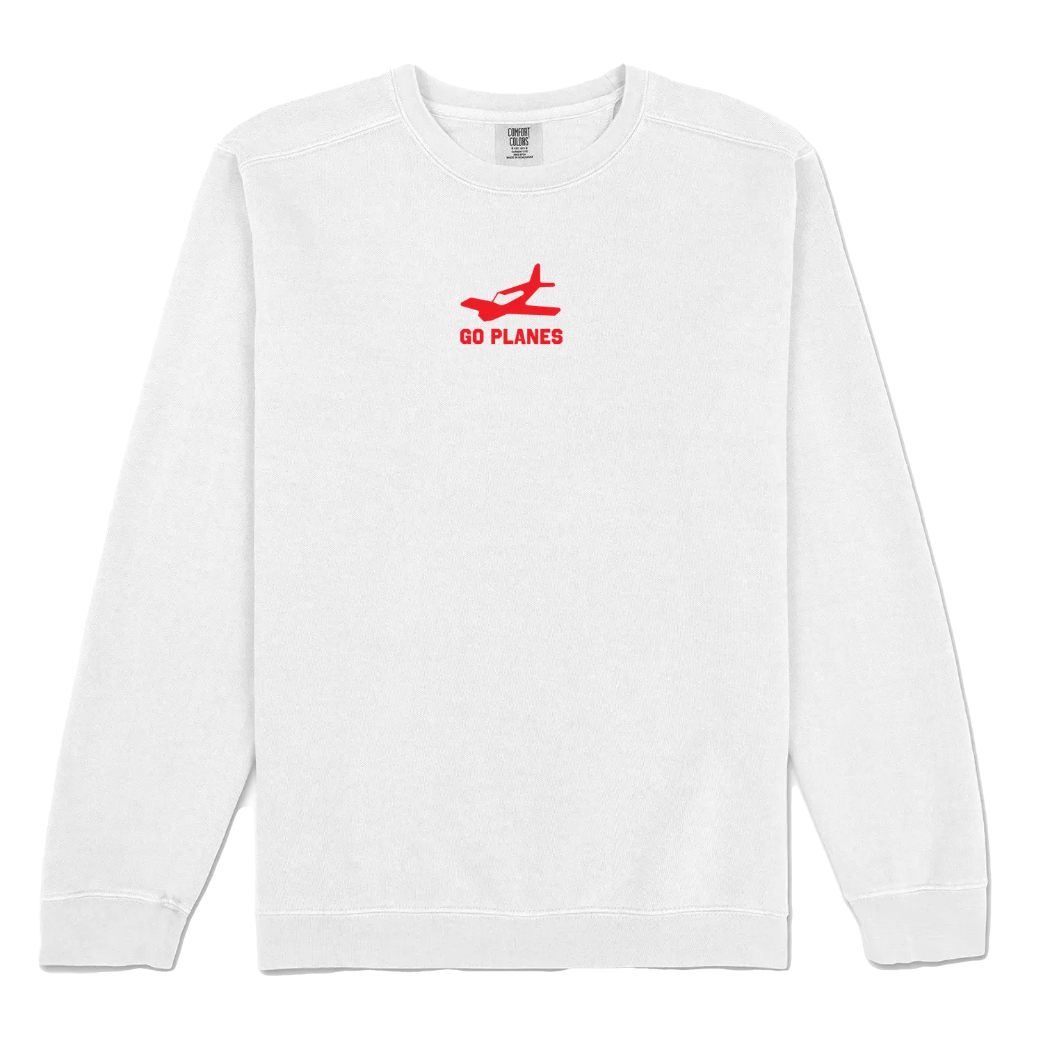 White front flat lay