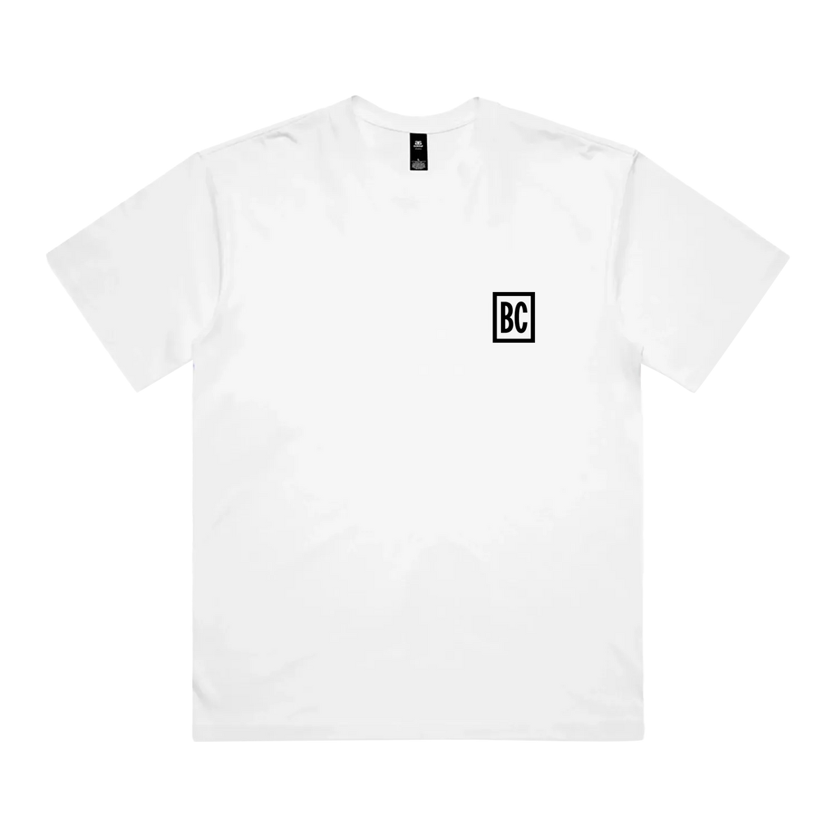 White front flat lay