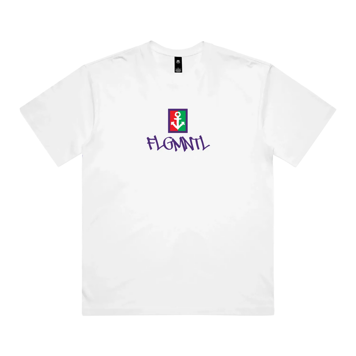 White front flat lay