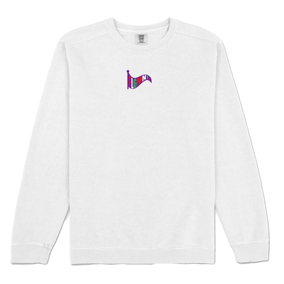 White front flat lay