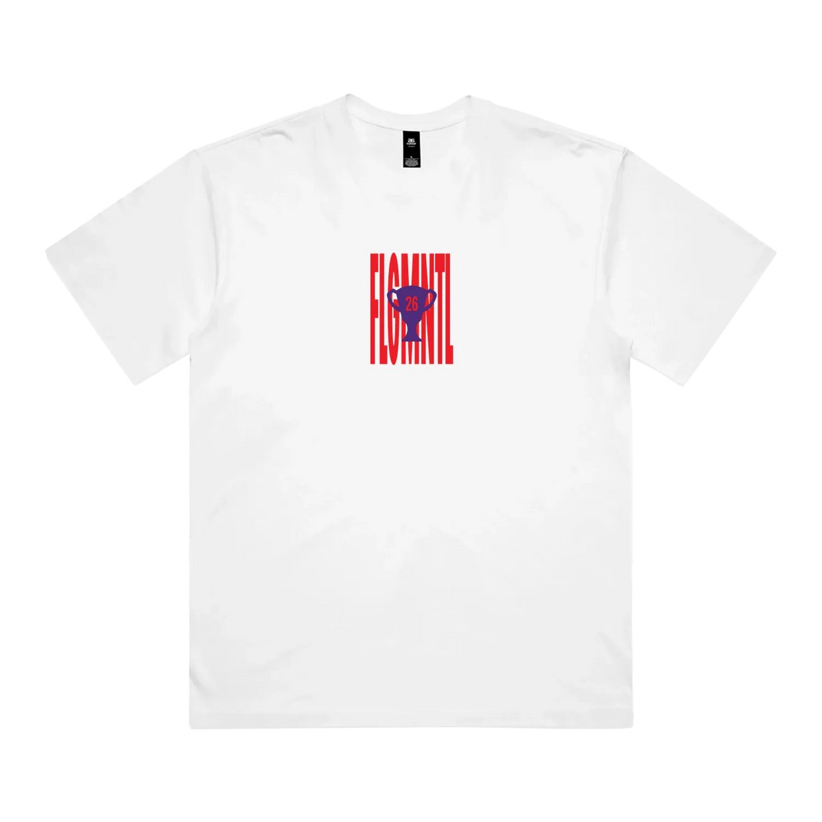 White front flat lay