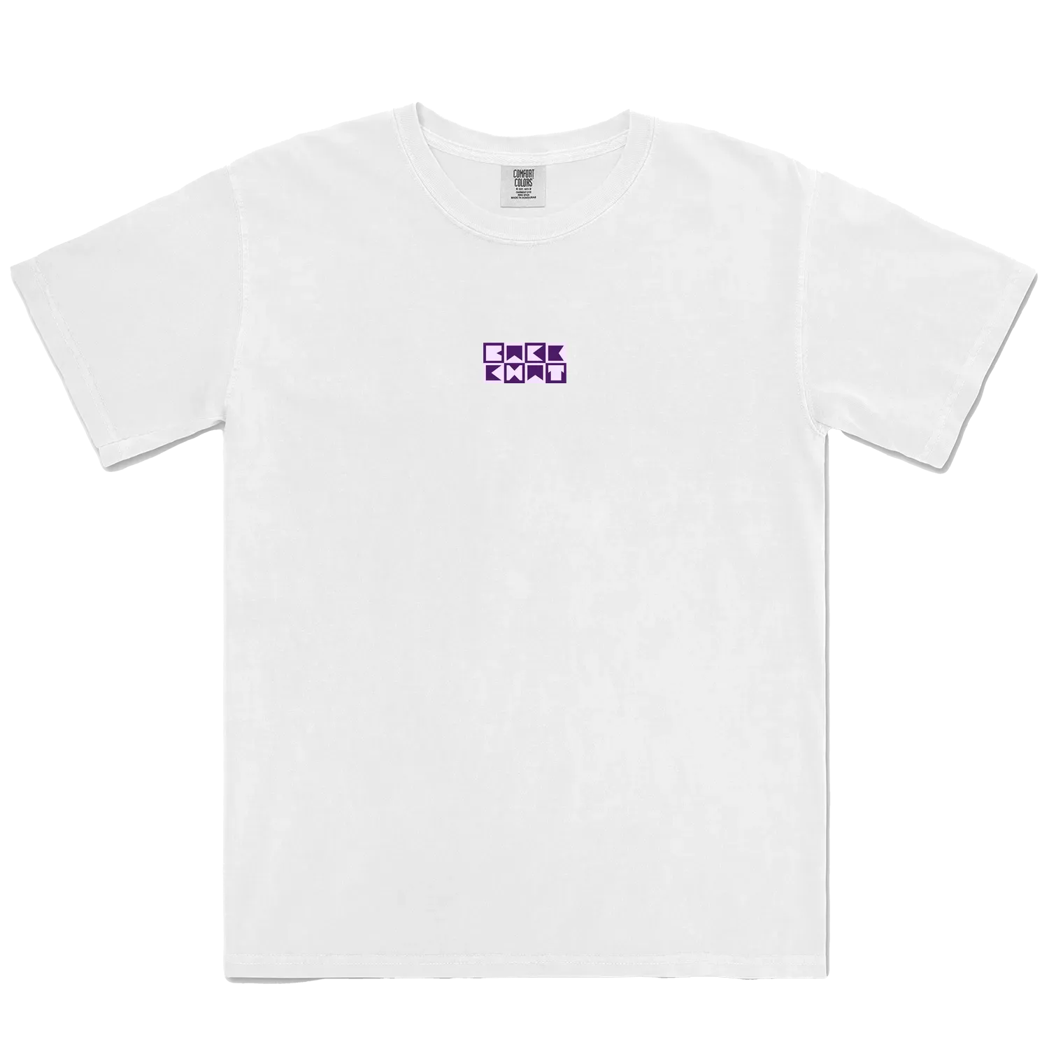 White front flat lay