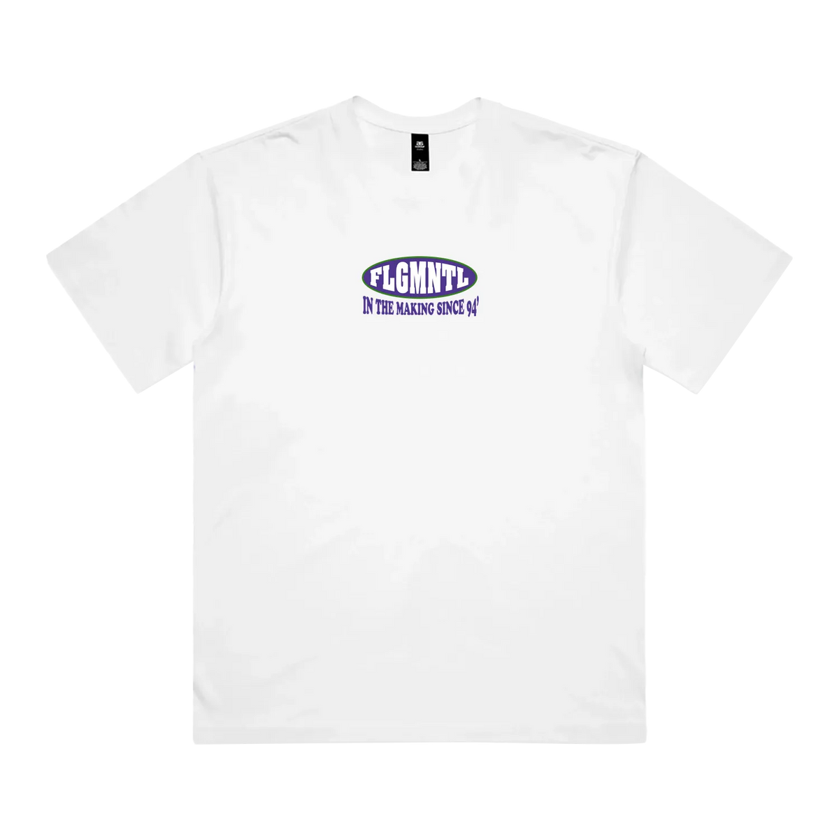 White front flat lay