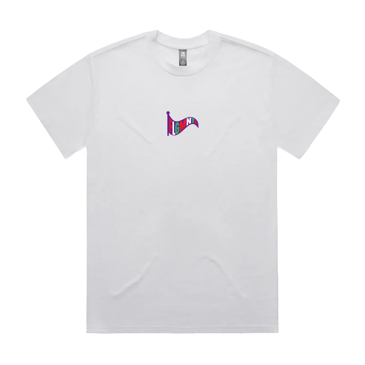 White front flat lay